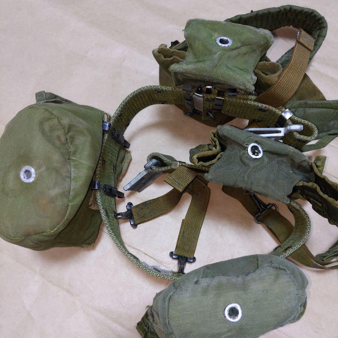 アメリカ軍ALICE装備 LC−1/−2ベルト/サスペンダー/ポーチ 実物中古品