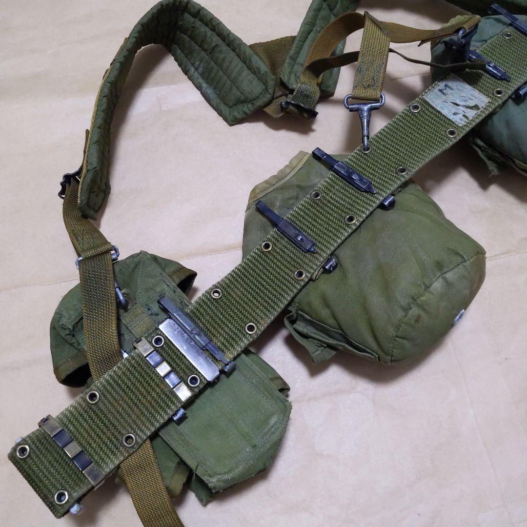 アメリカ軍ALICE装備 LC−1/−2ベルト/サスペンダー/ポーチ 実物中古品