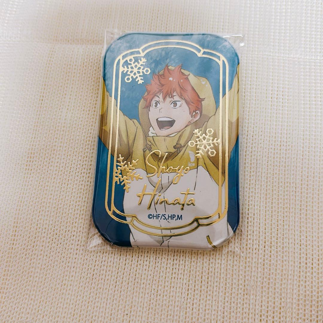 ハイキュー‼︎ 日向　セブンネット限定 スクエア缶バッジ 第一弾