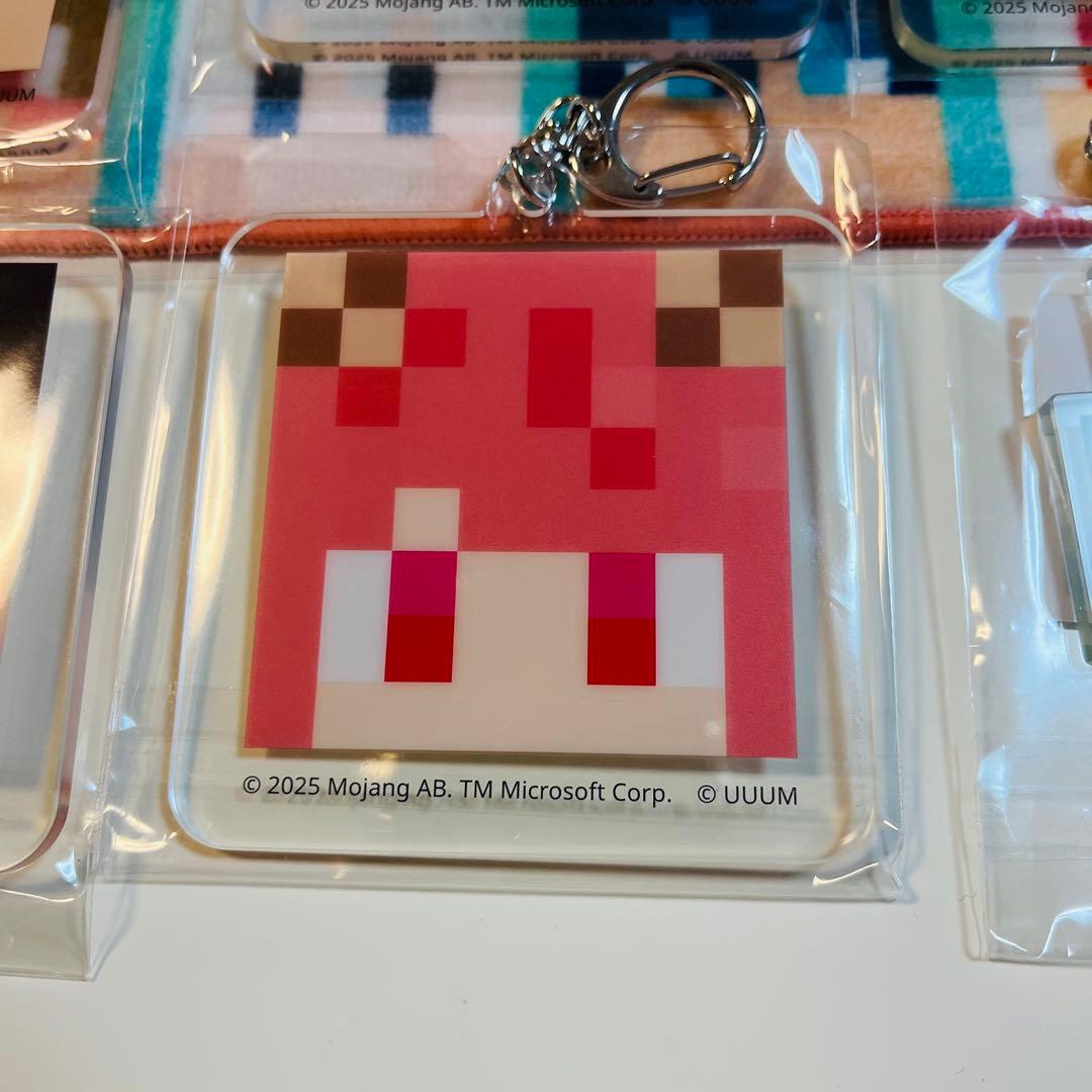 からぴち　マイクラ　キーホルダー　ハンドタオルセット