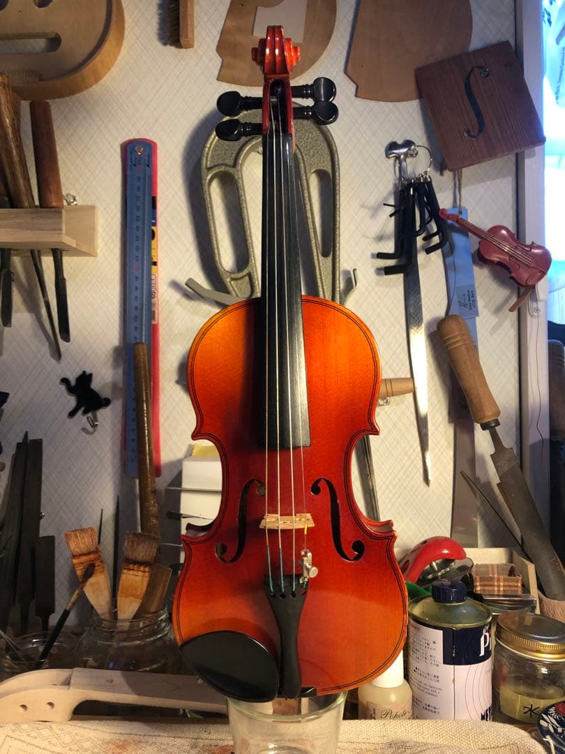 【駒&魂柱調整済】Suzuki分数バイオリンNo220 1/10 1991