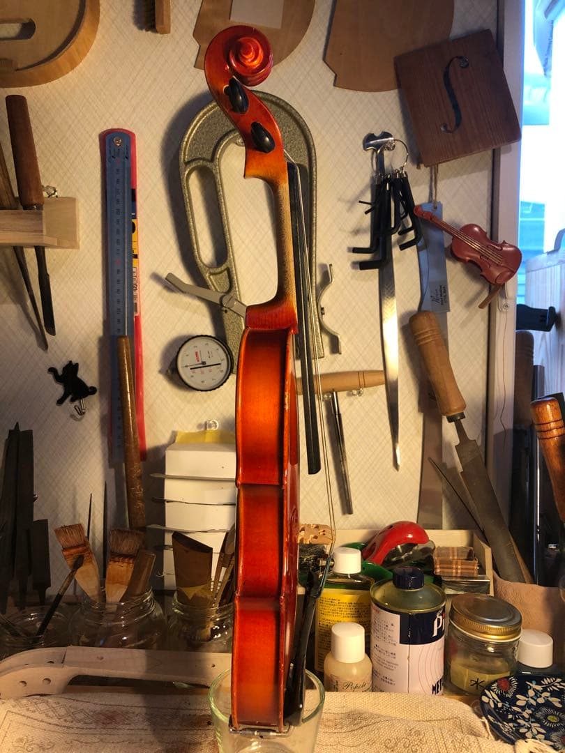 【駒&魂柱調整済】Suzuki分数バイオリンNo220 1/10 1991