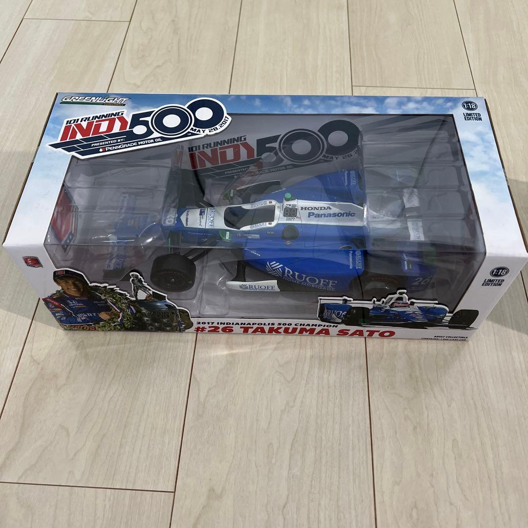 新品　#26 TAKUMA SATO 2017 INDIANAPOLIS 500