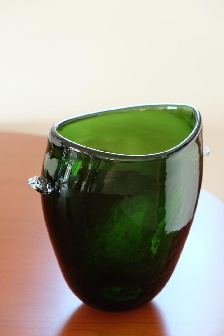 西山亮 民藝品 吹きガラス 花瓶 花器 骨董 横山秀樹 舩木倭帆 ガラス グラス