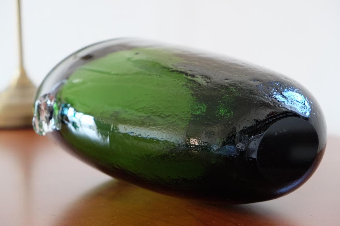 西山亮 民藝品 吹きガラス 花瓶 花器 骨董 横山秀樹 舩木倭帆 ガラス グラス