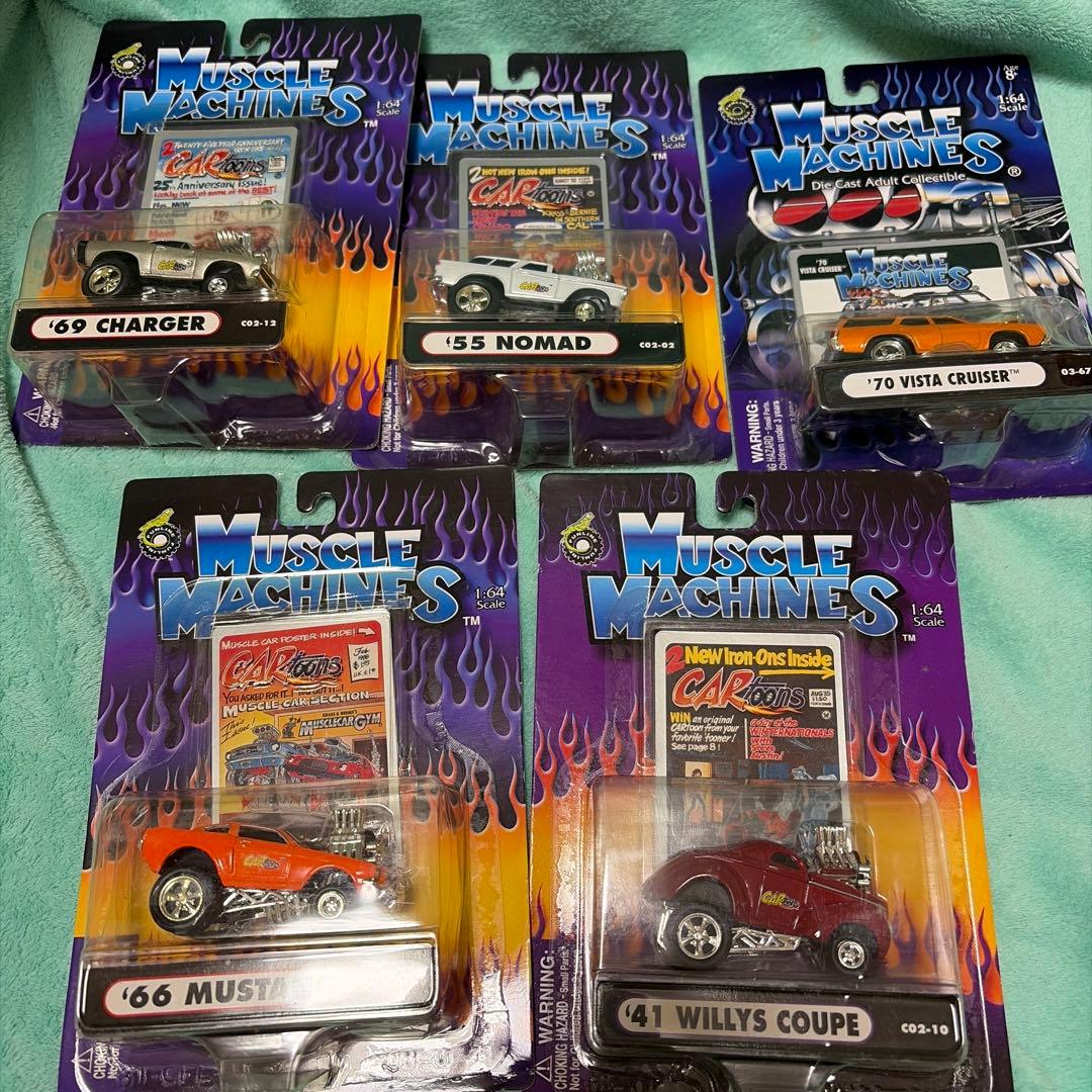 Muscle Machines ミニカー 5点セット
