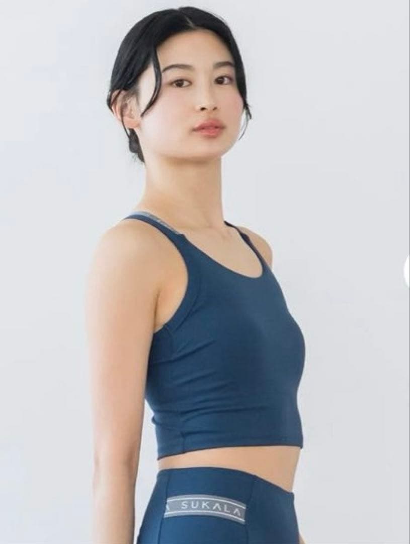 ベーシックロゴブラトップ&サイドベルトトレンカレギンス　Sサイズ