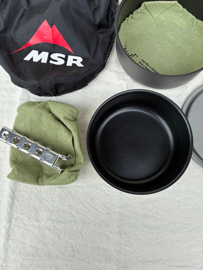 ② 未使用　ミニ　MSR DURALITE クッカーセット