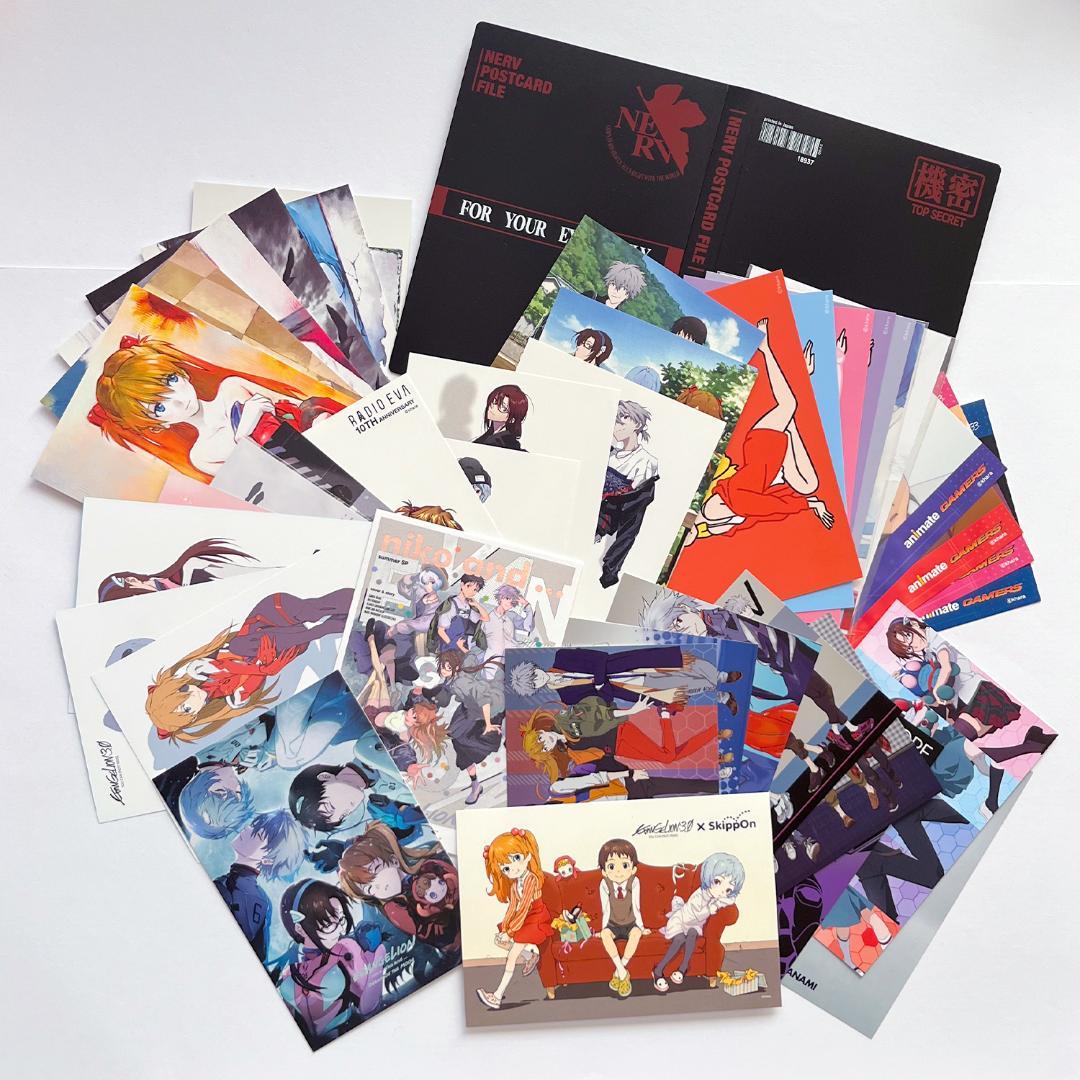 エヴァンゲリオン ポストカード41枚&ポストカード収納ファイル