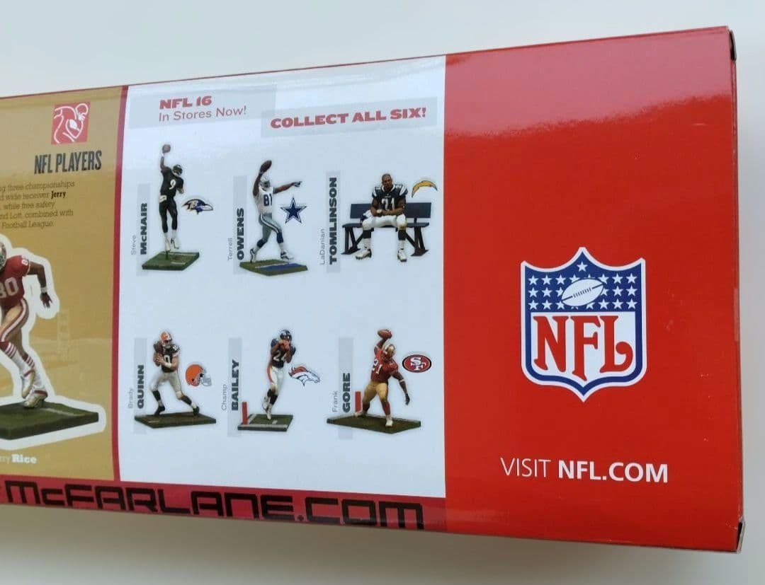 (未開封品)マクファーレンNFL 49ersフィギュア 3-Pack モンタナ他
