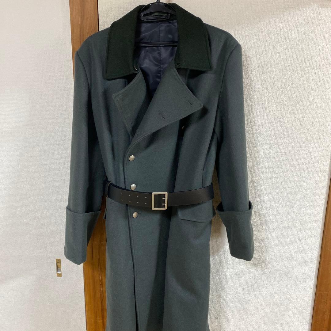 WW2 ドイツ国防軍　将校用ロングコート、ベルト