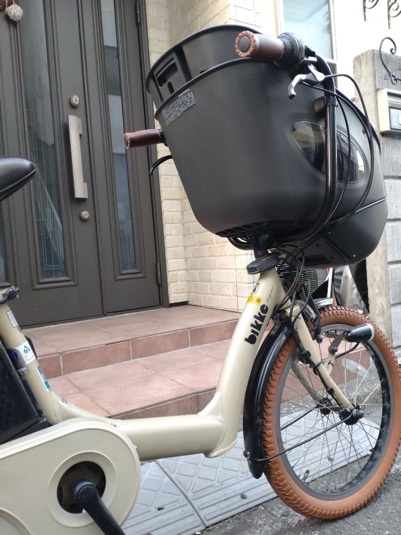 配送可★直接引渡可【bikkeビッケポーラー】電動アシスト自転車★３人乗子供乗