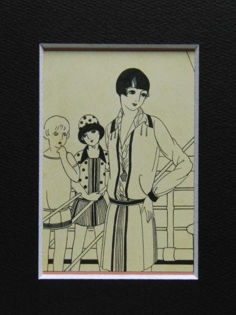 蕗谷虹児、【令女界20】、美人画、希少な画集より、新品高級額