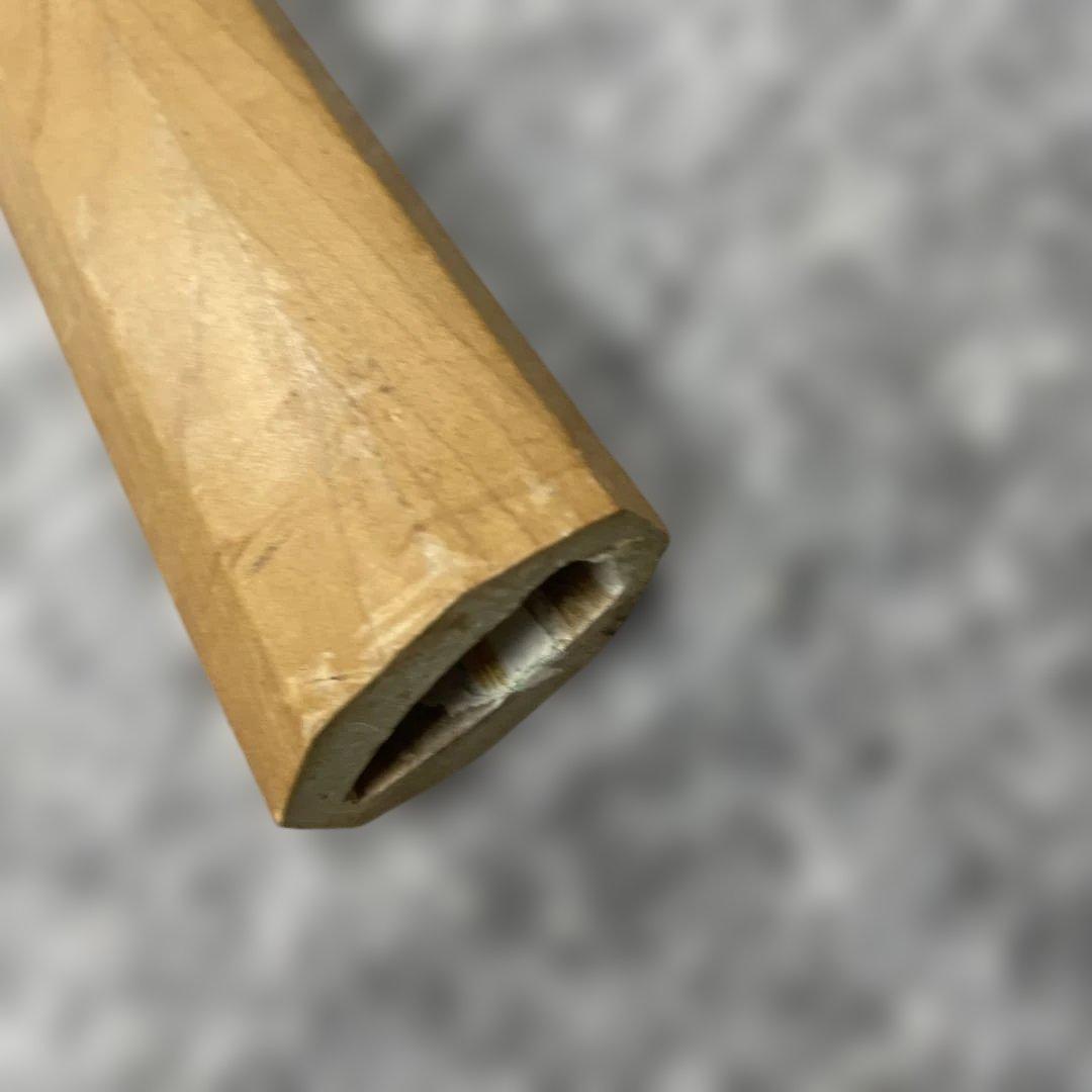 未開刃　模造刀、白鞘 刀 剣 長尺模造刀 木製ハンドル 曲線刃 刀 約98cm