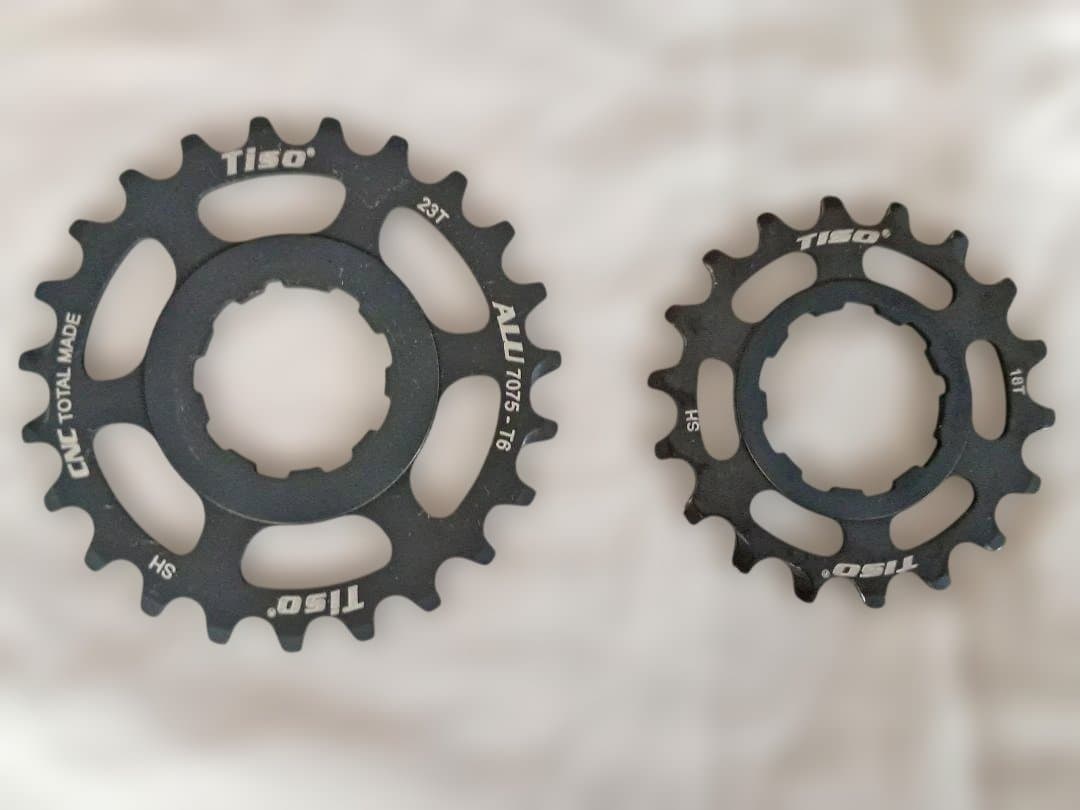 Tiso K7 10s カセットスプロケット シマノ用 構成変更・補修用ギア一式