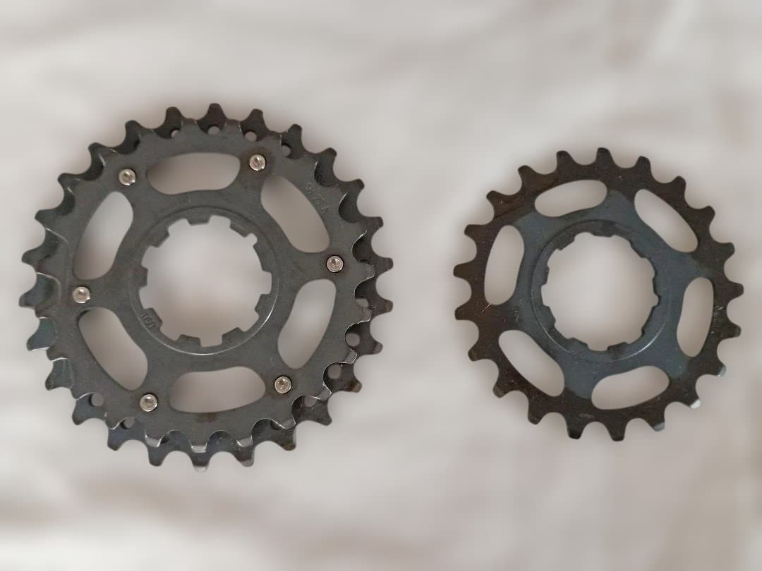 Tiso K7 10s カセットスプロケット シマノ用 構成変更・補修用ギア一式