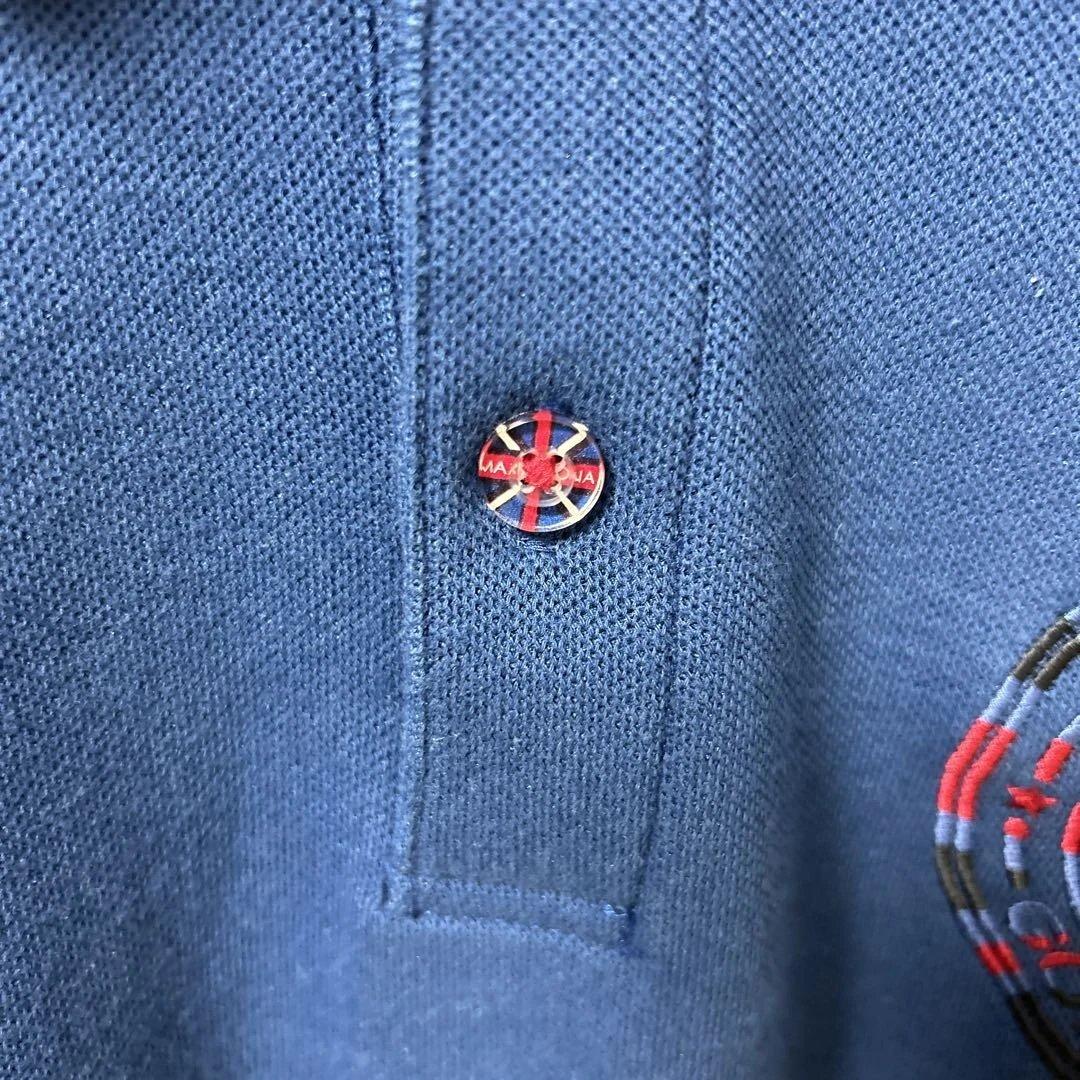 マークアンドロナ 長袖ポロシャツ ロンポロ 50 ゴルフ