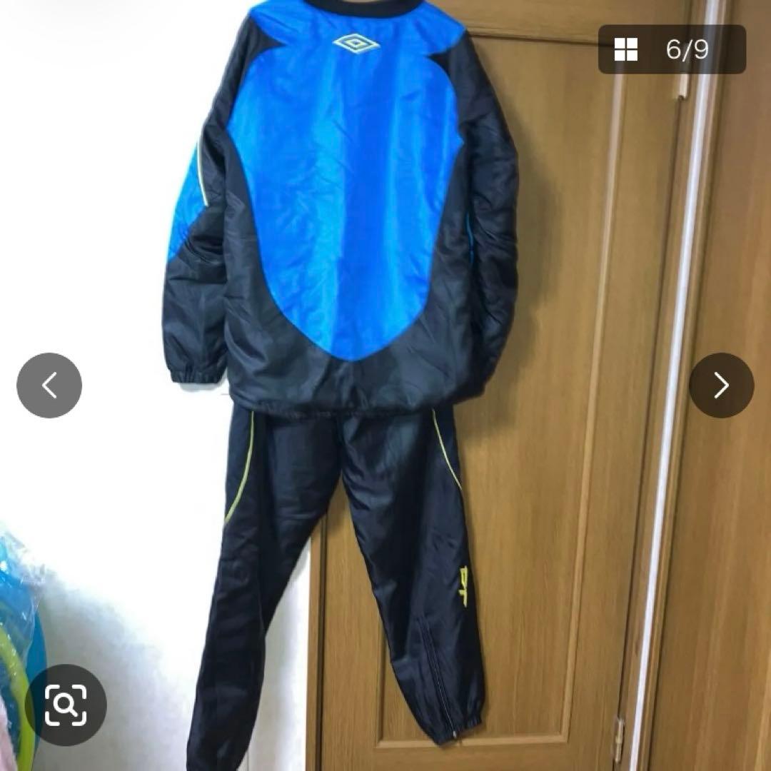 ピステ　サッカー　中綿あり　ブルー　ブラック