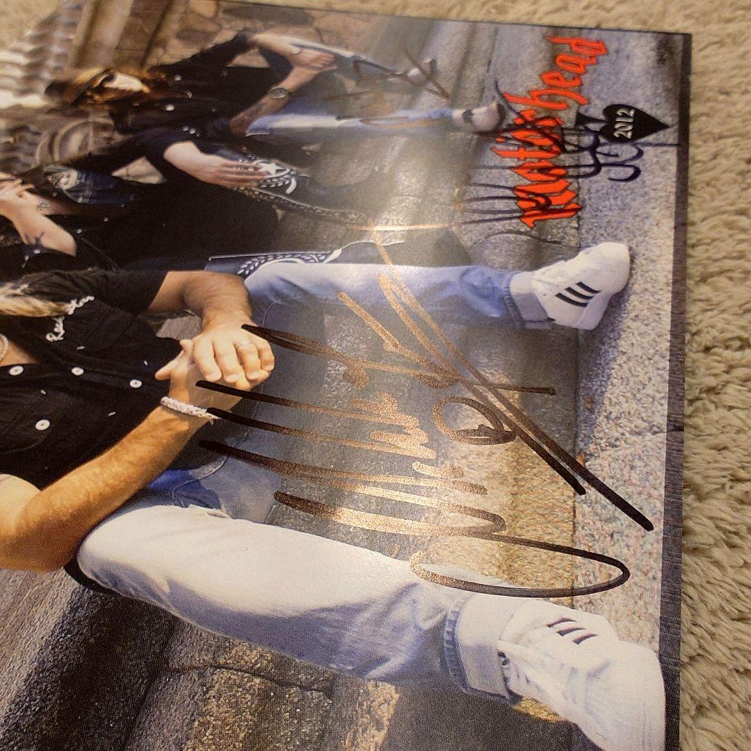 Motörhead 直筆サイン入り写真 2012年 レミー キルミスター含む