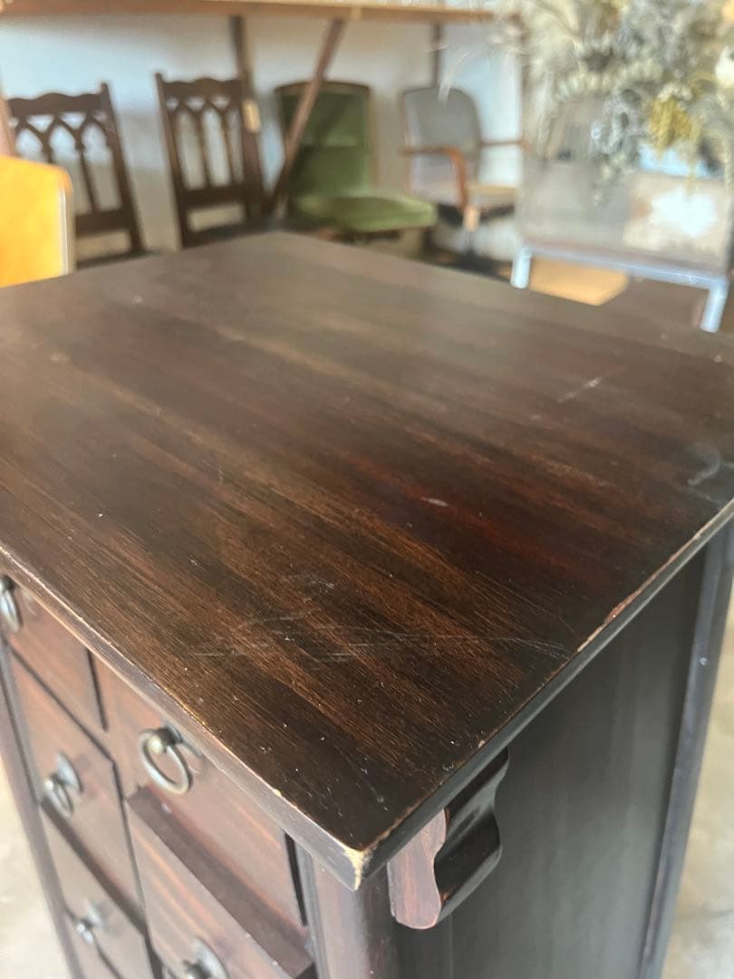 ヴィンテージチェスト　薬箪笥