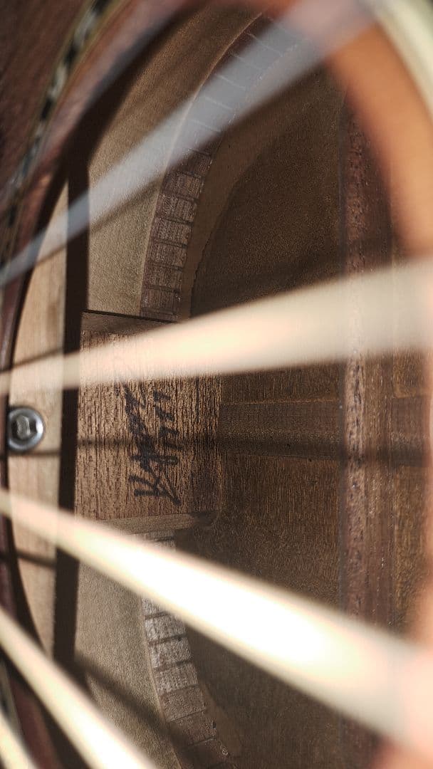 K.yairi FK-1初期ヘッド花彫刻　ヴィンテージアコースティックギター