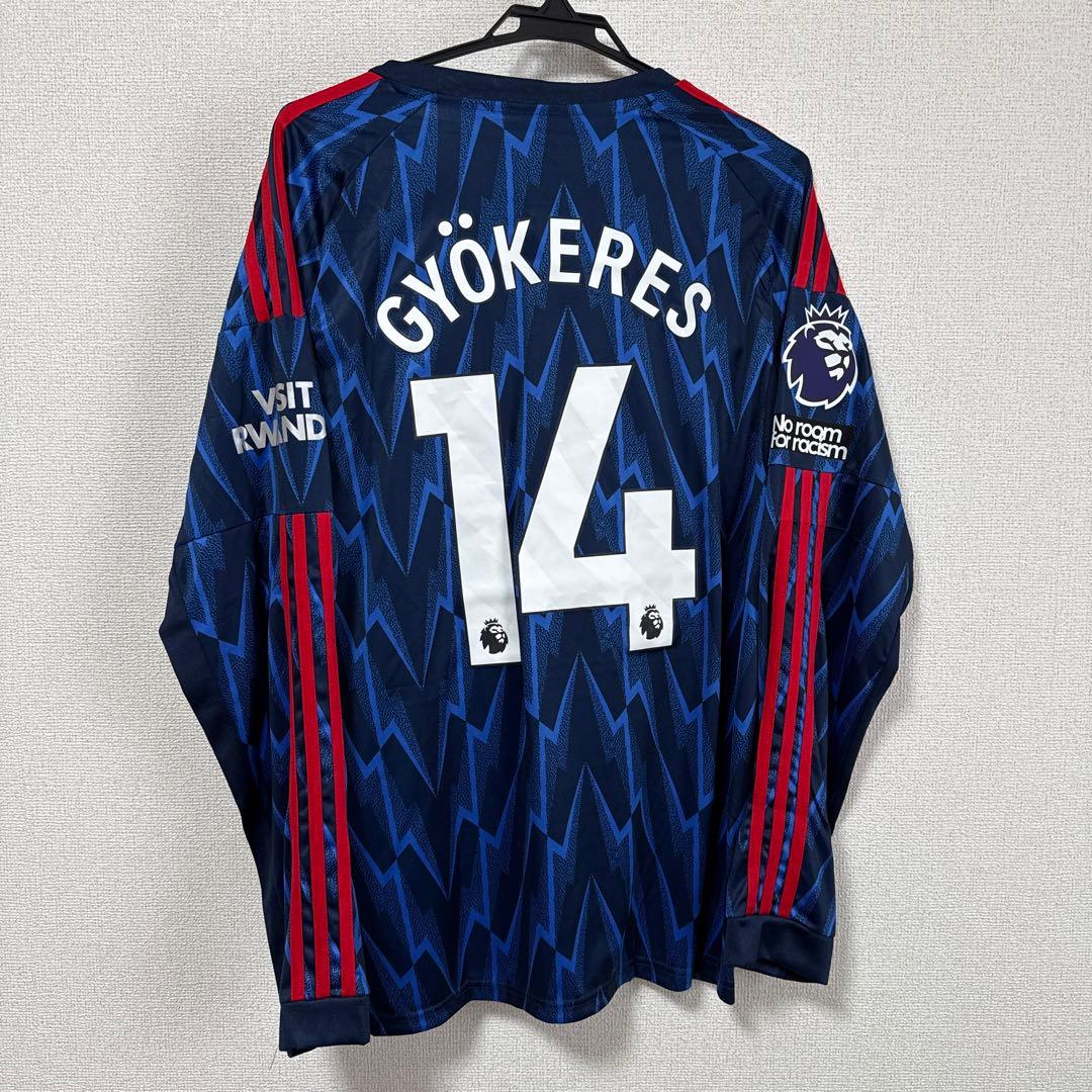 アーセナル 25-26ユニフォームGYÖKERES 14番シャツ Lサイズ