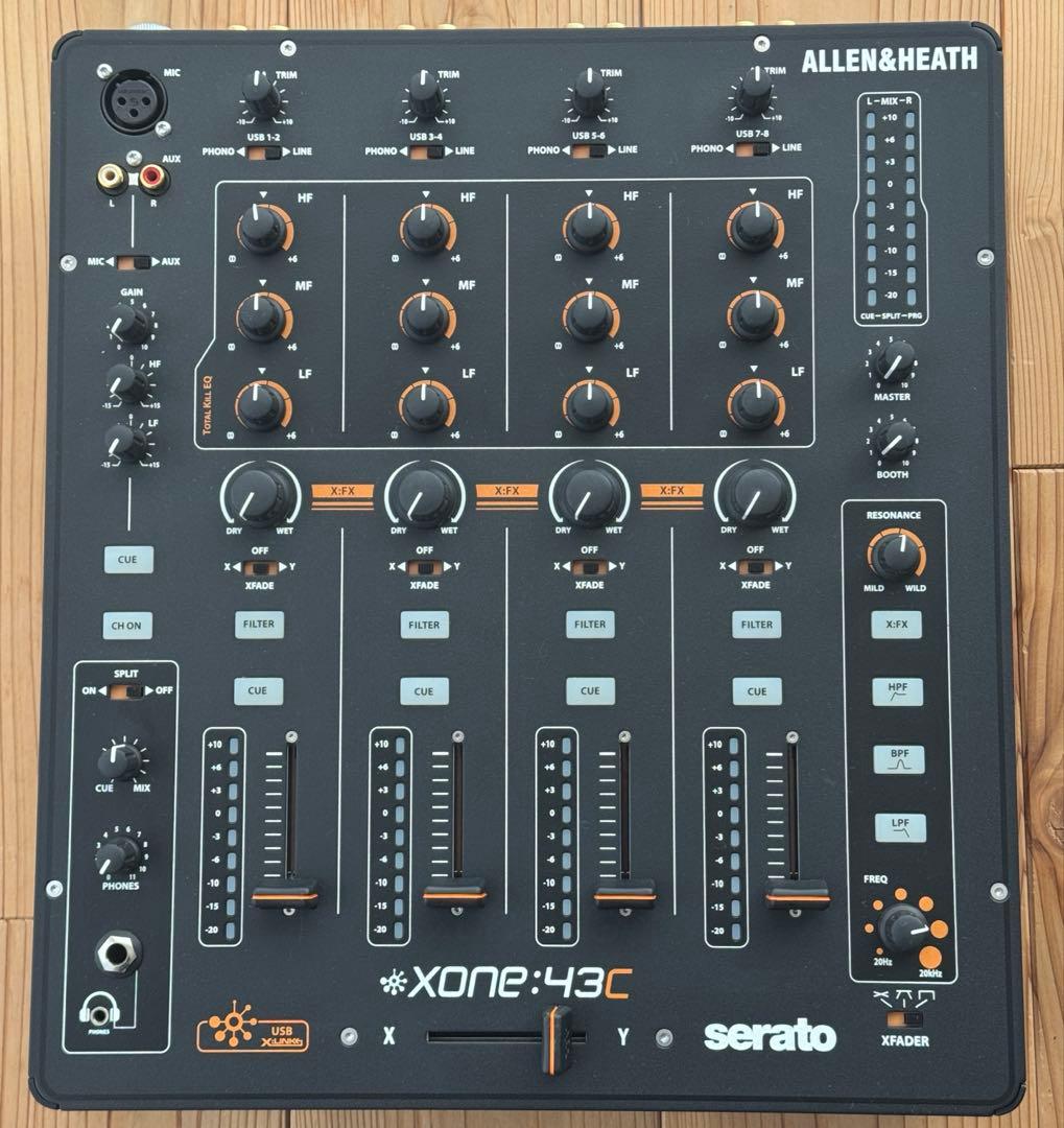 Allen & Heath Xone:43C 元箱付【要メンテ・現状渡し】