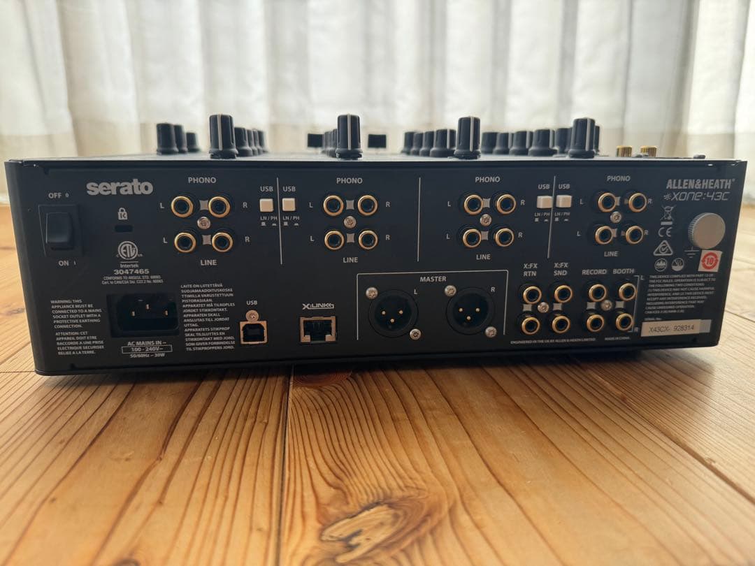 Allen & Heath Xone:43C 元箱付【要メンテ・現状渡し】