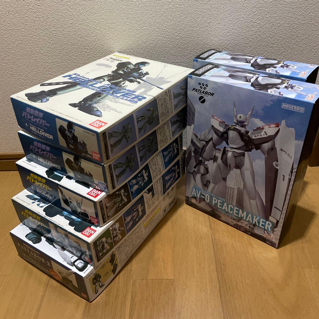 パトレイバー　プラモデル　7体セット