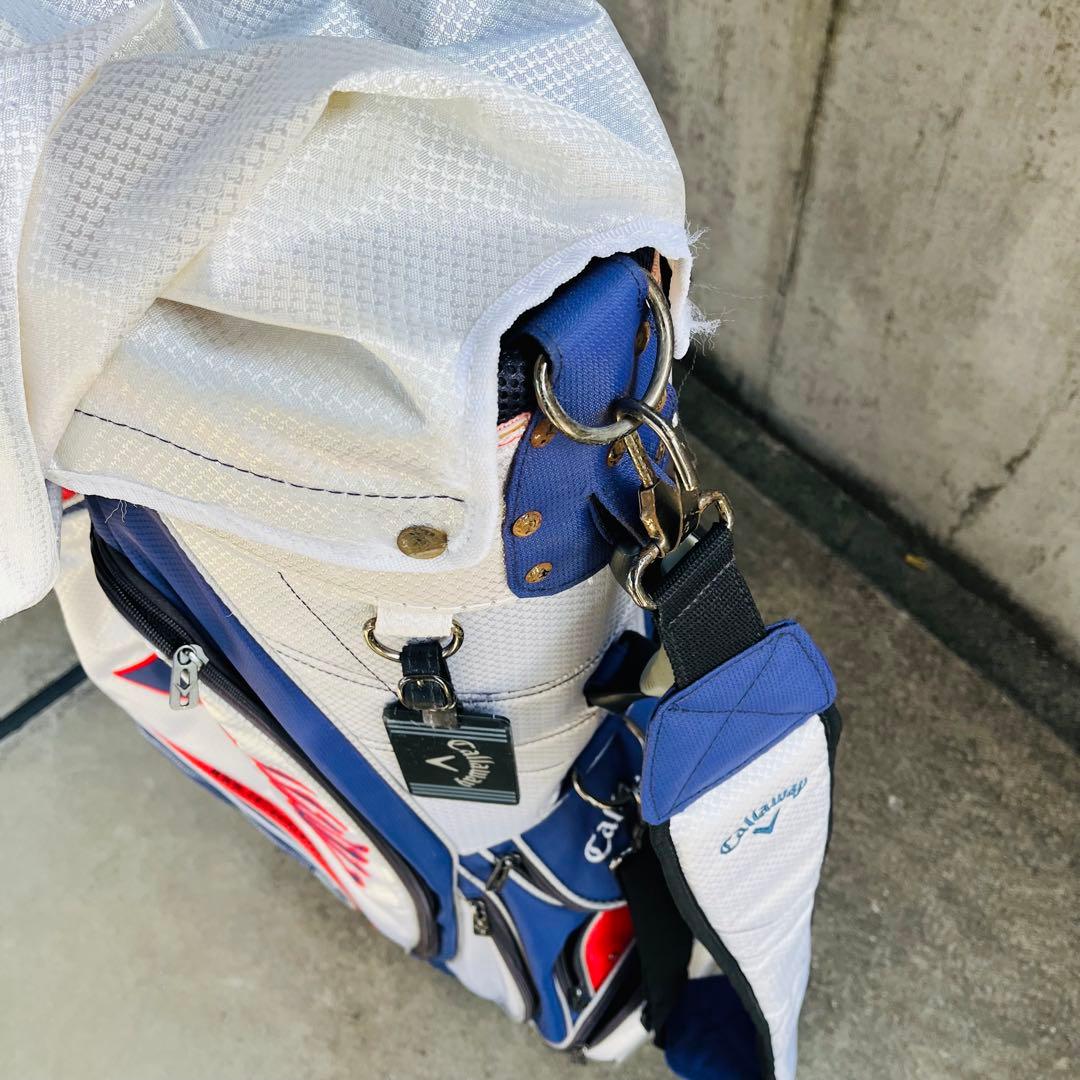 Callaway キャディバッグ 青/白/赤