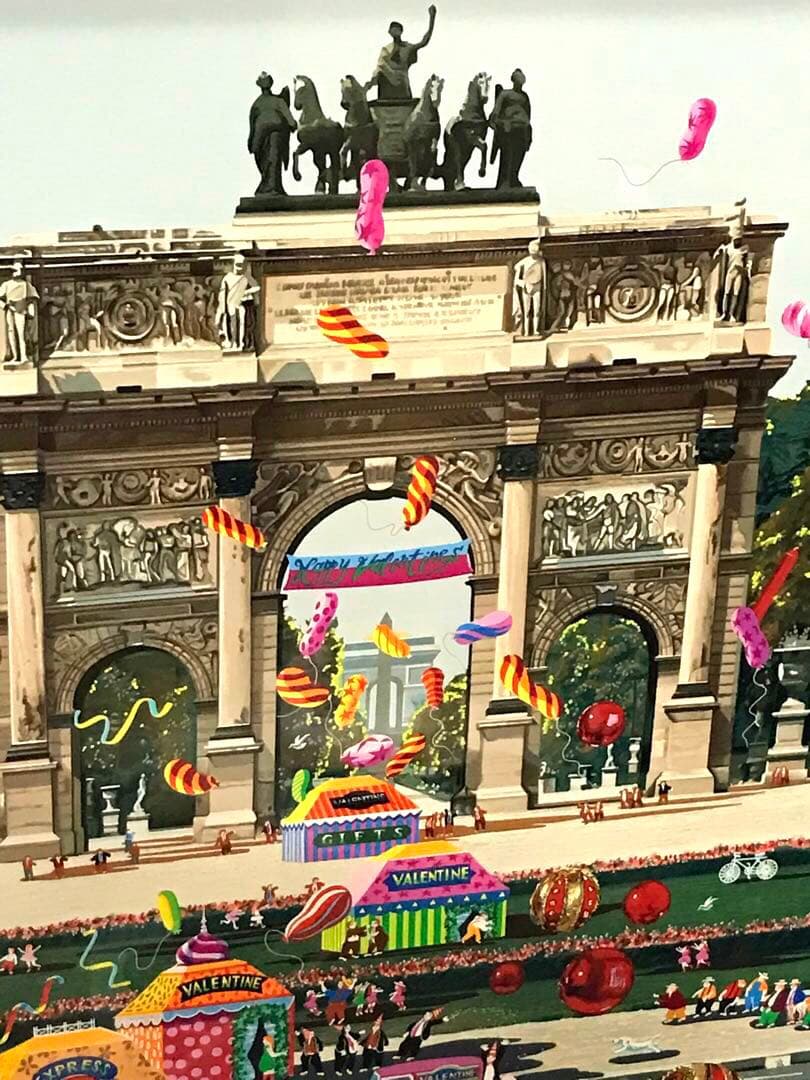 ヒロヤマガタ　「ギフト」 シルクスクリーン ED100/250 額装