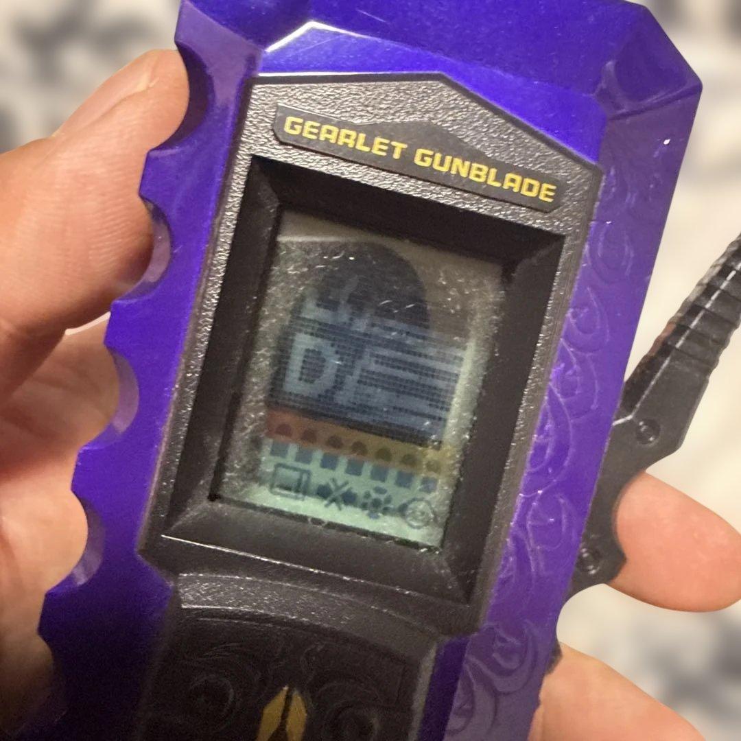 超希少 動作品 トレジャーガウスト ギアレット ガンブレード バイオレット