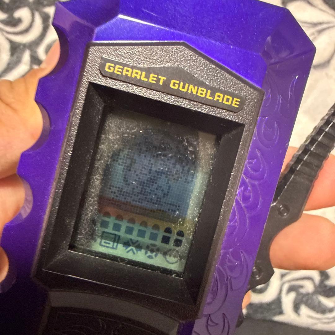 超希少 動作品 トレジャーガウスト ギアレット ガンブレード バイオレット