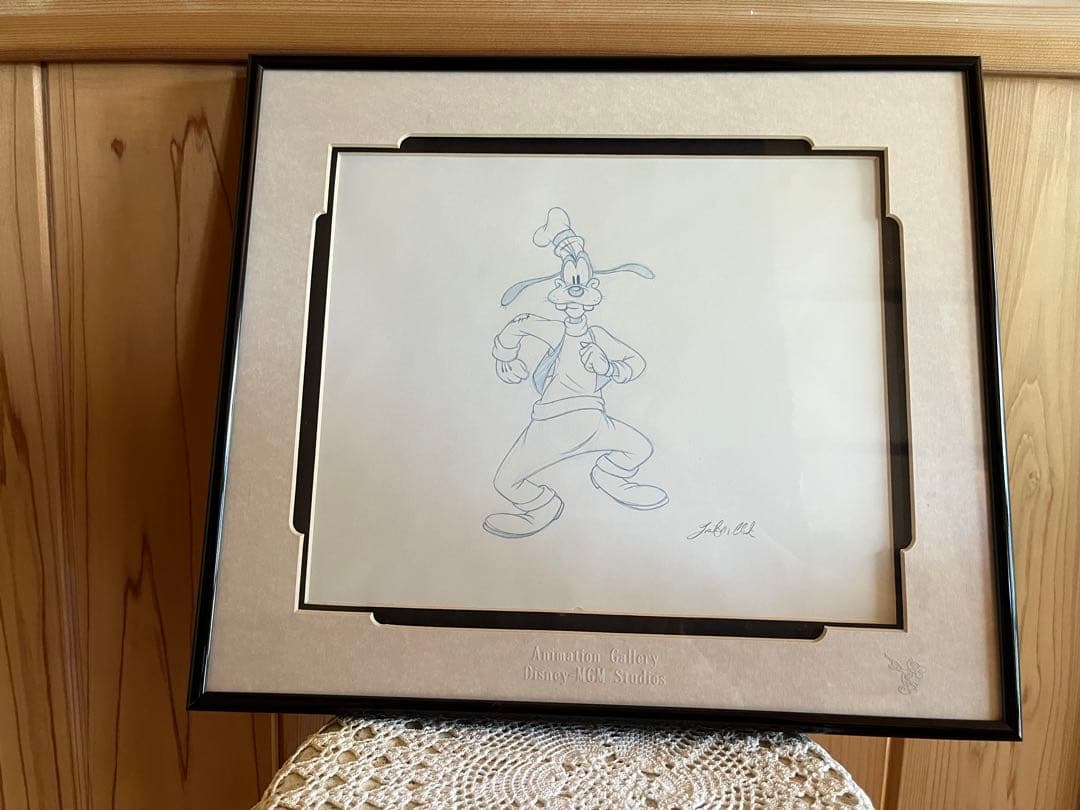 グーフィー鉛筆画レア