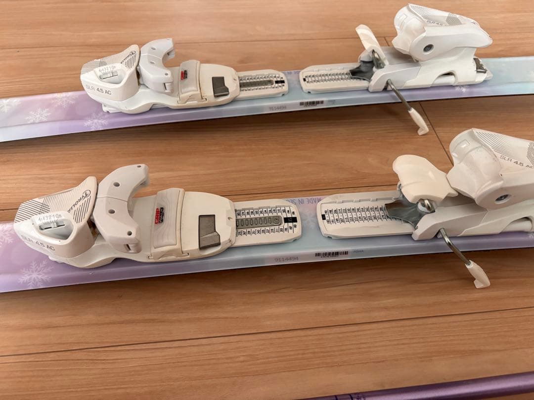 STREULE スノースポーツ用スキーとポールセット 130