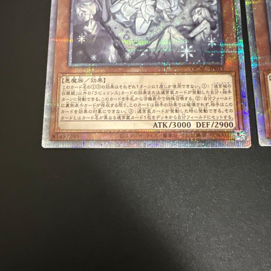 迷宮城の白銀姫　絵違い 25th シク　2枚セット