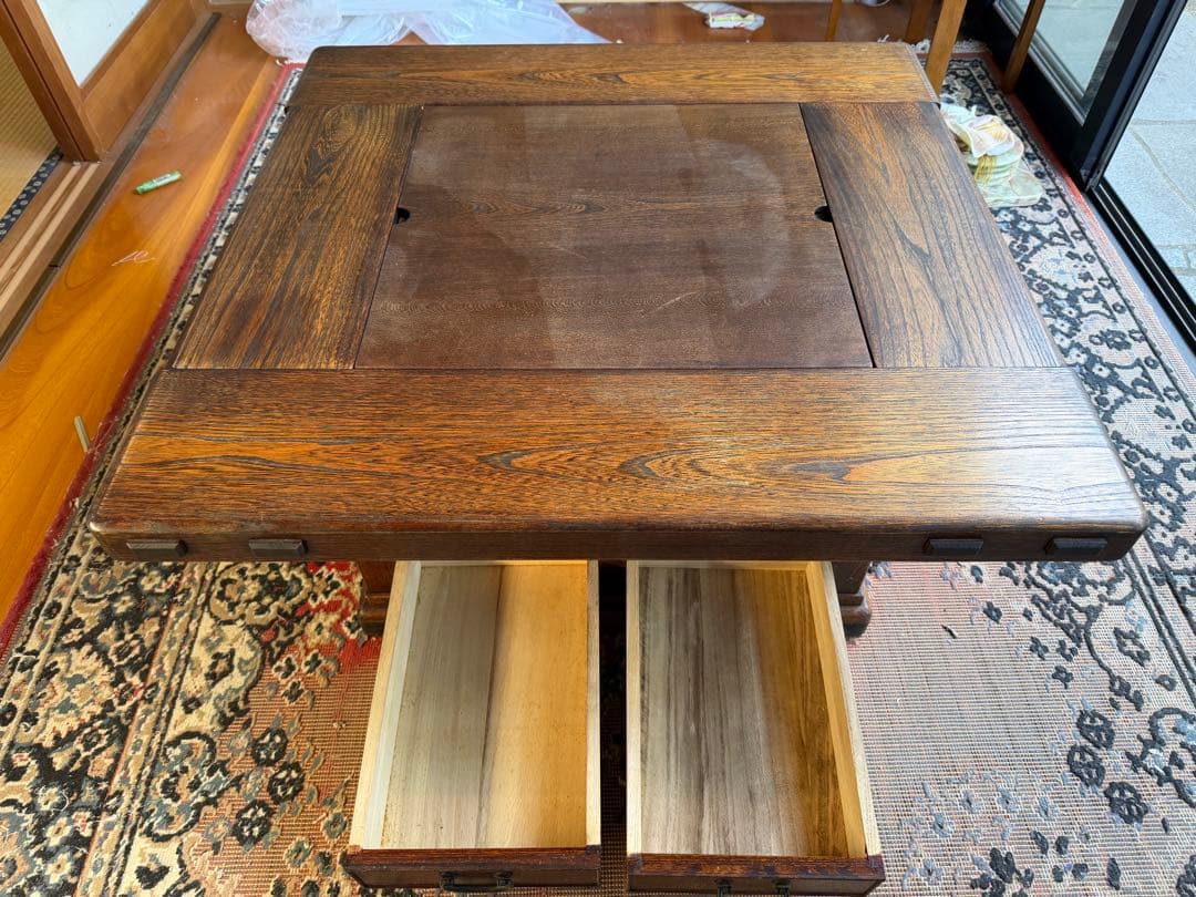 love.manta天然木 無垢材 囲炉裏 座卓 火鉢 ローテーブル