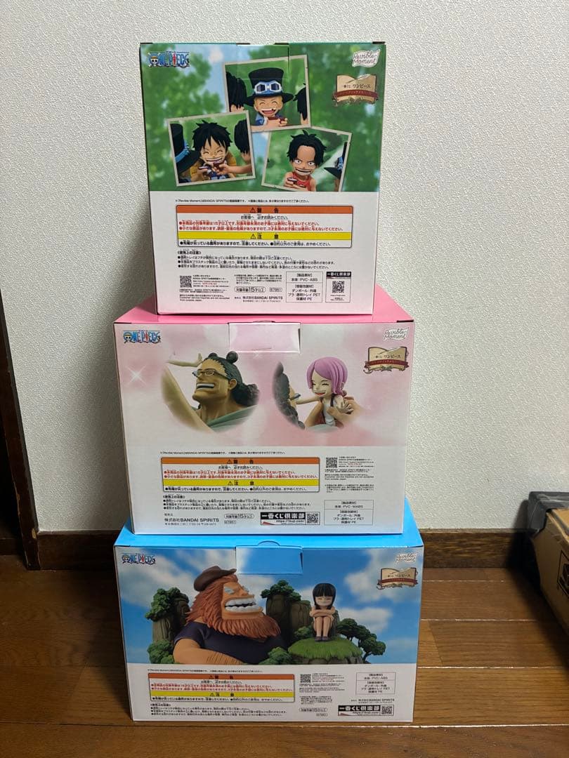 最新ワンピース一番くじ フィギュアABC賞3体セット＋下位賞セミコンプおまけ付き