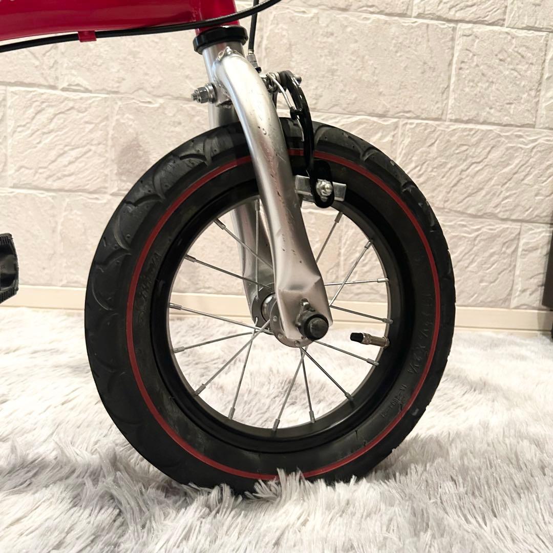 【極美品 送料無料】 へんしんバイク　12インチ　自転車 キックバイク