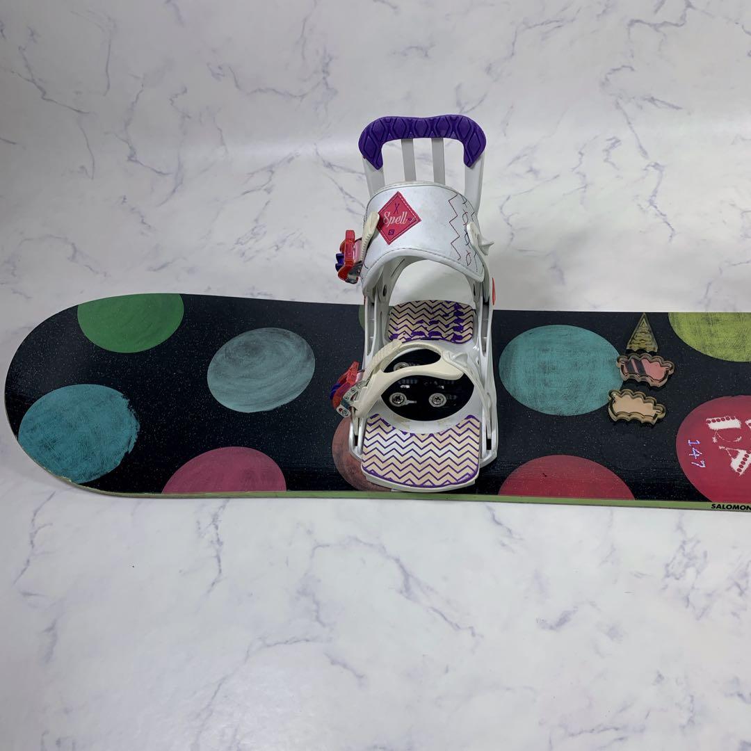 SALMONスノーボード4点セット burton シューズ付