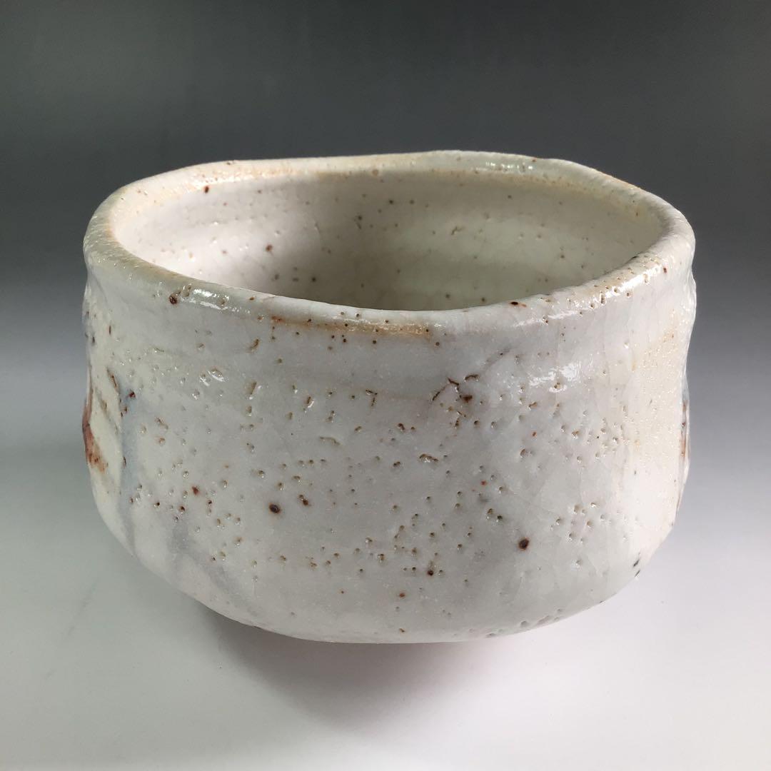 Ｒ５７８　茶碗　『加藤光右衛門造』『鵬雲斎　箱書』『志野茶碗』　共箱　茶道具