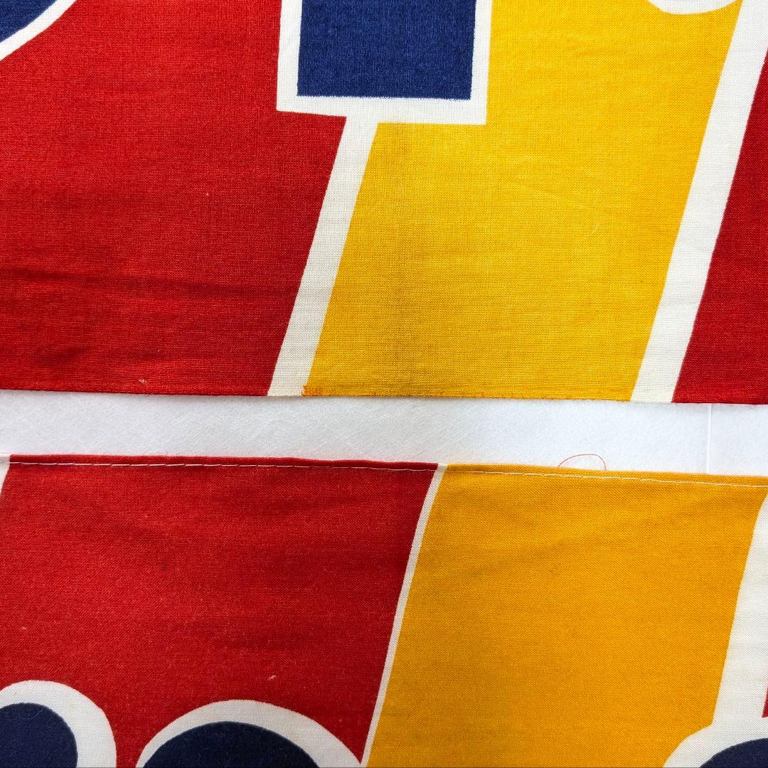 た*ん様 キングトリスのガム 宣伝横幕 ３枚 　昭和レトロ 布のれん 当時物