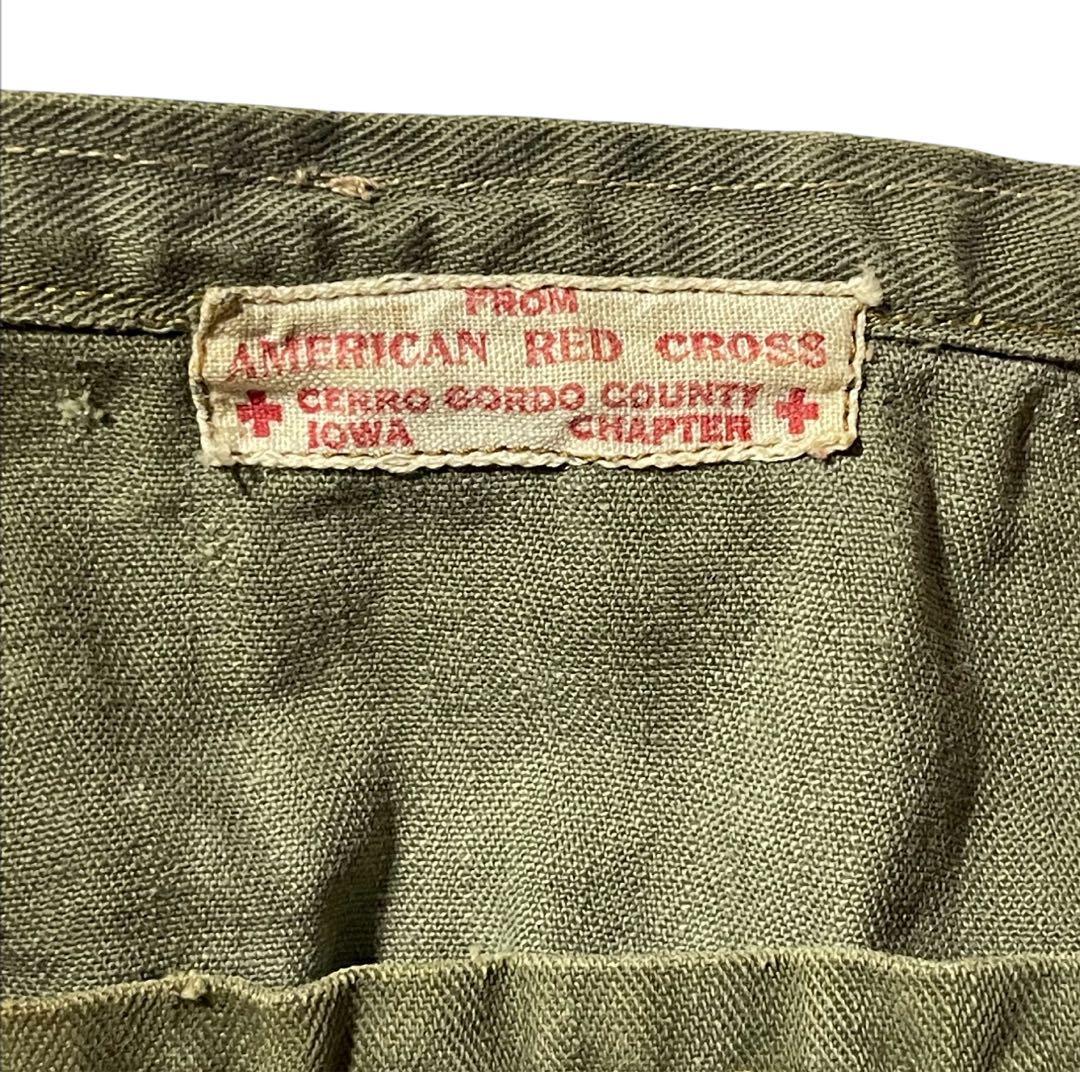 40s AMERICAN REDCROSS　エプロン バッグ ww2 アメリカ軍