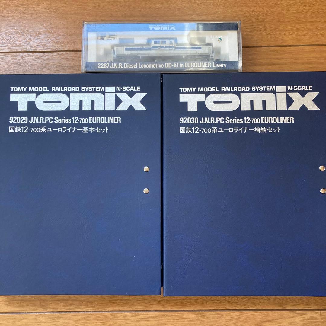TOMIX 92029 92030 国鉄ユーロライナー & 2287 DD51