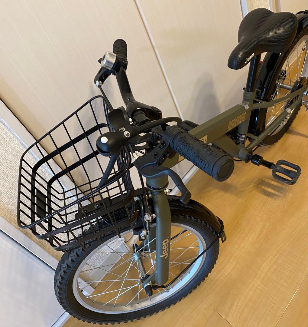 Jeep 18インチ 子供用自転車 オリーブグリーン
