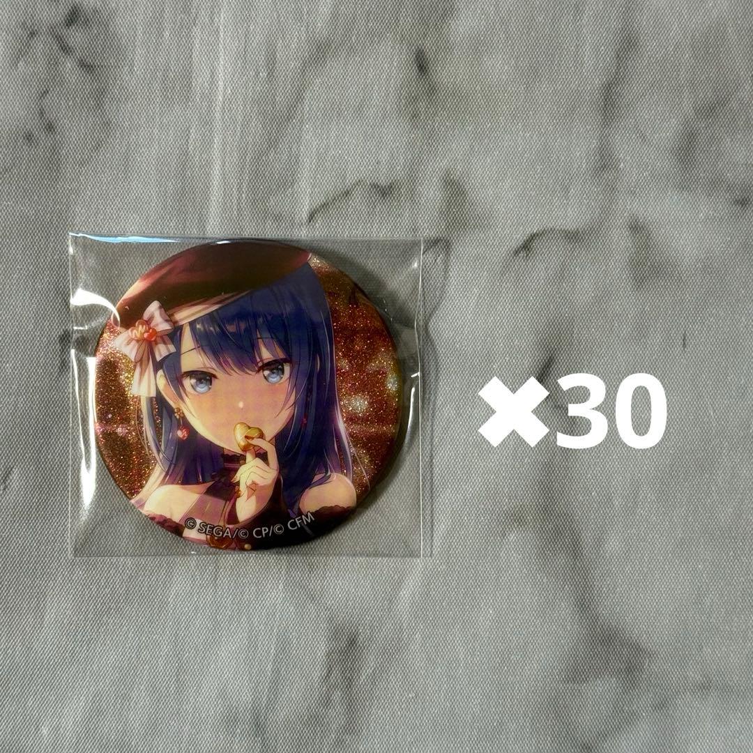 プロセカ　桐谷遥　グリッター缶バッジ　バレンタイン　40B