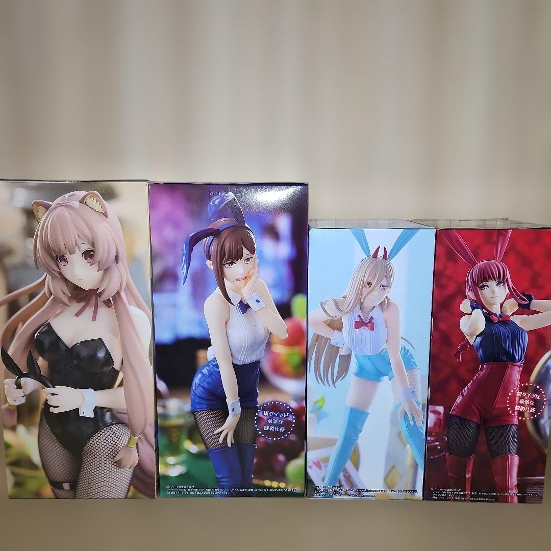 FuRyu　チェンソーマンとラフタリア　#白るまんどのフィギュア