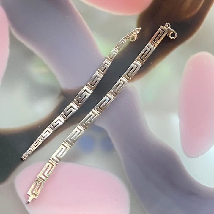 1997様感謝‼️宝石王マダム80'sSILVERイドラ島ペアブレス現地証明書付