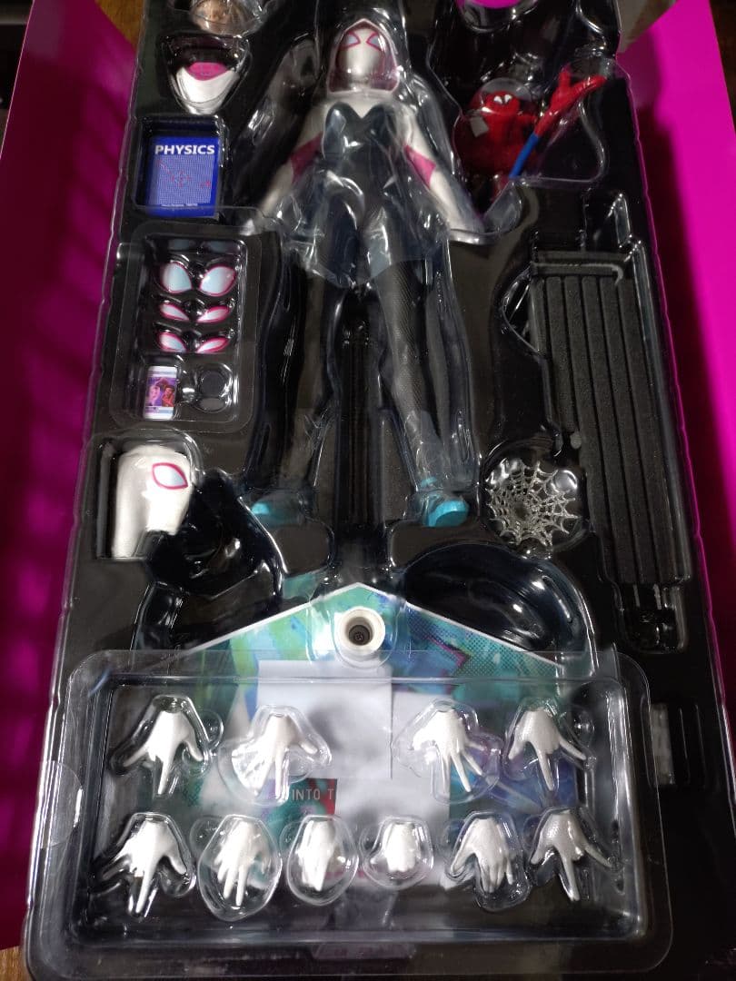 ホットトイズ スパイダーマン グウェン ステイシー スパイダーバース