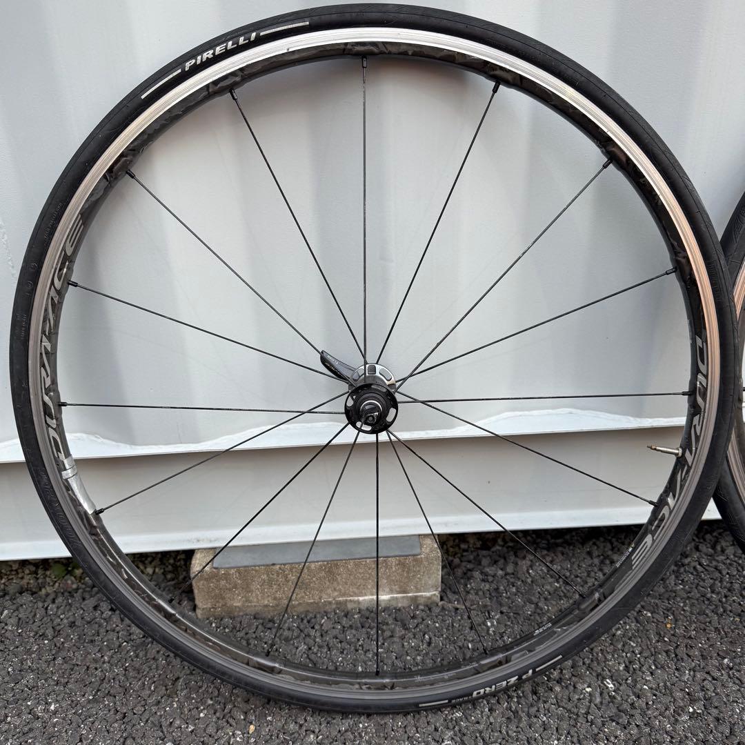 トビウオ　ホイール前後セット Dura-Ace C24 WH-R9000